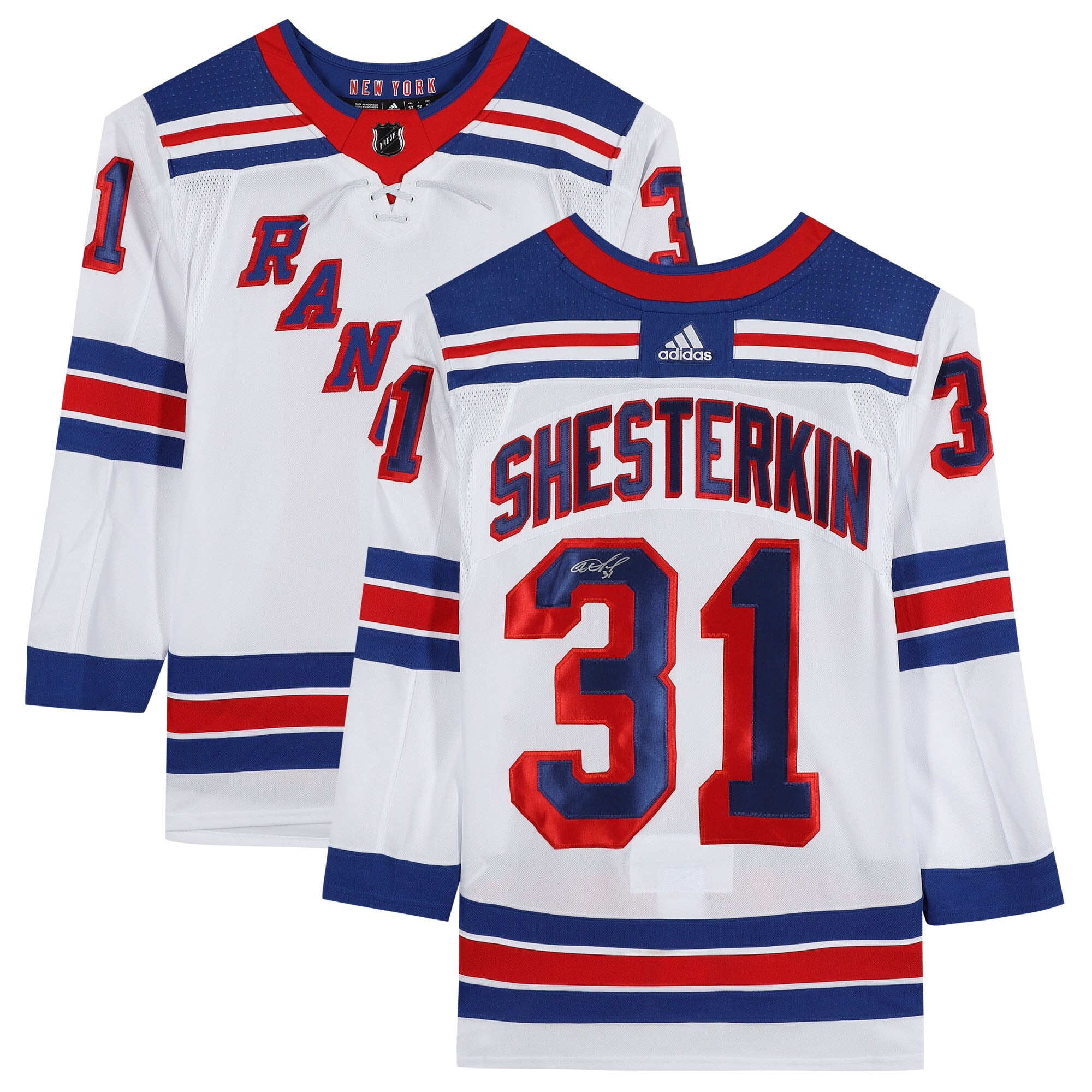 Igor Shesterkin Adidas Authentic Third Jersey