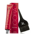 thumbnail image 1 of Igora Royal 3-0 Dark Brown Permanent Hair Color and M Hair Designs Tint Brush (Bundle 2 items), 1 of 5
