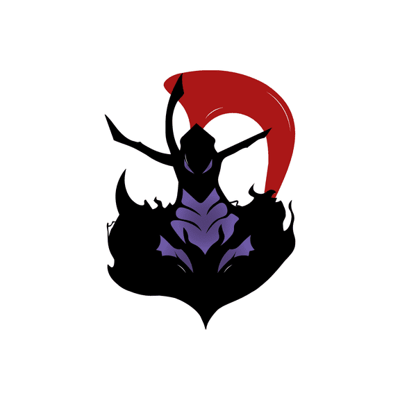 Igris Sticker Loyal Shadow Knight from Solo Leveling in Striking Detail