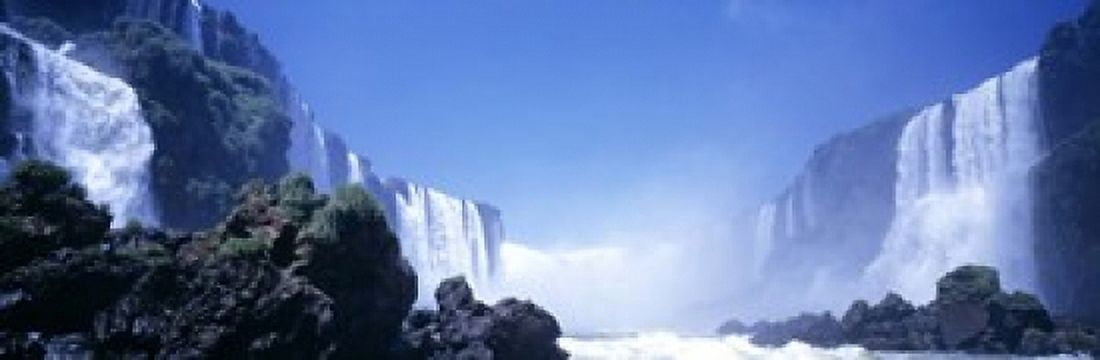 Iguacu Falls Parana Brazil Canvas Art - Panoramic Images (18 x 6)