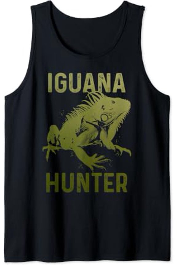 Iguana Hunter Reptile Iguana Hunting Tank Top Size S-3XL