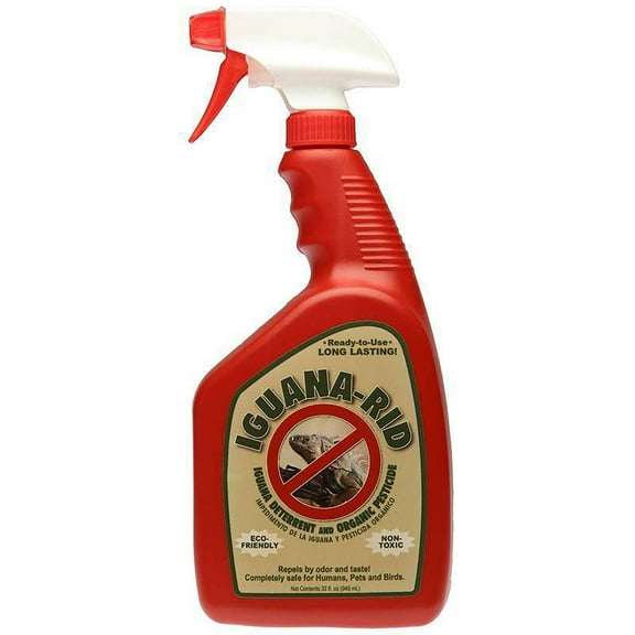 Iguana Rid, Ready-to-Use Lizard Guard, 32 oz. Spray Bottle, Non Lethal