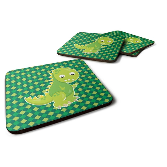 Iguanodon Dinosaur Foam Coaster Set of 4