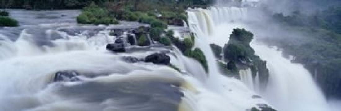Iguazu Falls Iguazu National Park Argentina Canvas Art - Panoramic Images (18 x 6)