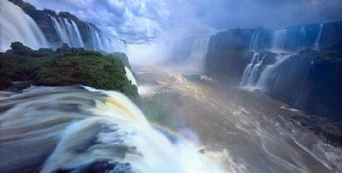 Igwacu River Brazil Canvas Art - Jerry Ginsberg DanitaDelimont (30 x 16)
