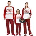 thumbnail image 1 of iHapHap Matching Family Christmas Pajamas Red Plaid Gnomes Sleepwear Set, 2-3T-Kid, 1 of 5