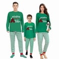 thumbnail image 1 of iHapHap Matching Family Christmas PJs Cotton Blend Long Sleeve Stripe Loungewear, Men L, 1 of 6
