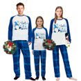 thumbnail image 1 of Ihaphap Let It Snow Blue Family Christmas Matching Pajama Set(3XL,Men), 1 of 5