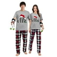 thumbnail image 1 of Ihaphap Mr Mrs Christmas Couple Matching Pajama Set For Couples(M,Men), 1 of 6