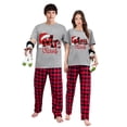 thumbnail image 1 of Ihaphap Mr Mrs Claus Christmas Couple Matching Pajama Set For Couples(3XL,Men), 1 of 6