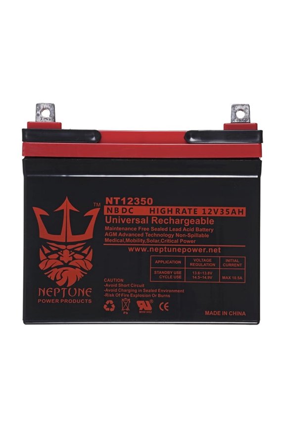 Ihc Cub Garden 1000 12V 35Ah SLA Replacement Lawn mower Battery by Neptune