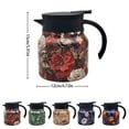 thumbnail image 1 of Iheaun Vintage Floral Pattern Tea Thermos, Thermos Tea Pot, Vintage Floral Pattern Tea-Built-In Infuser, Stainless Steel Thermal Carafe with Lid for Hot Drinks (800ml/27oz), 1 of 8