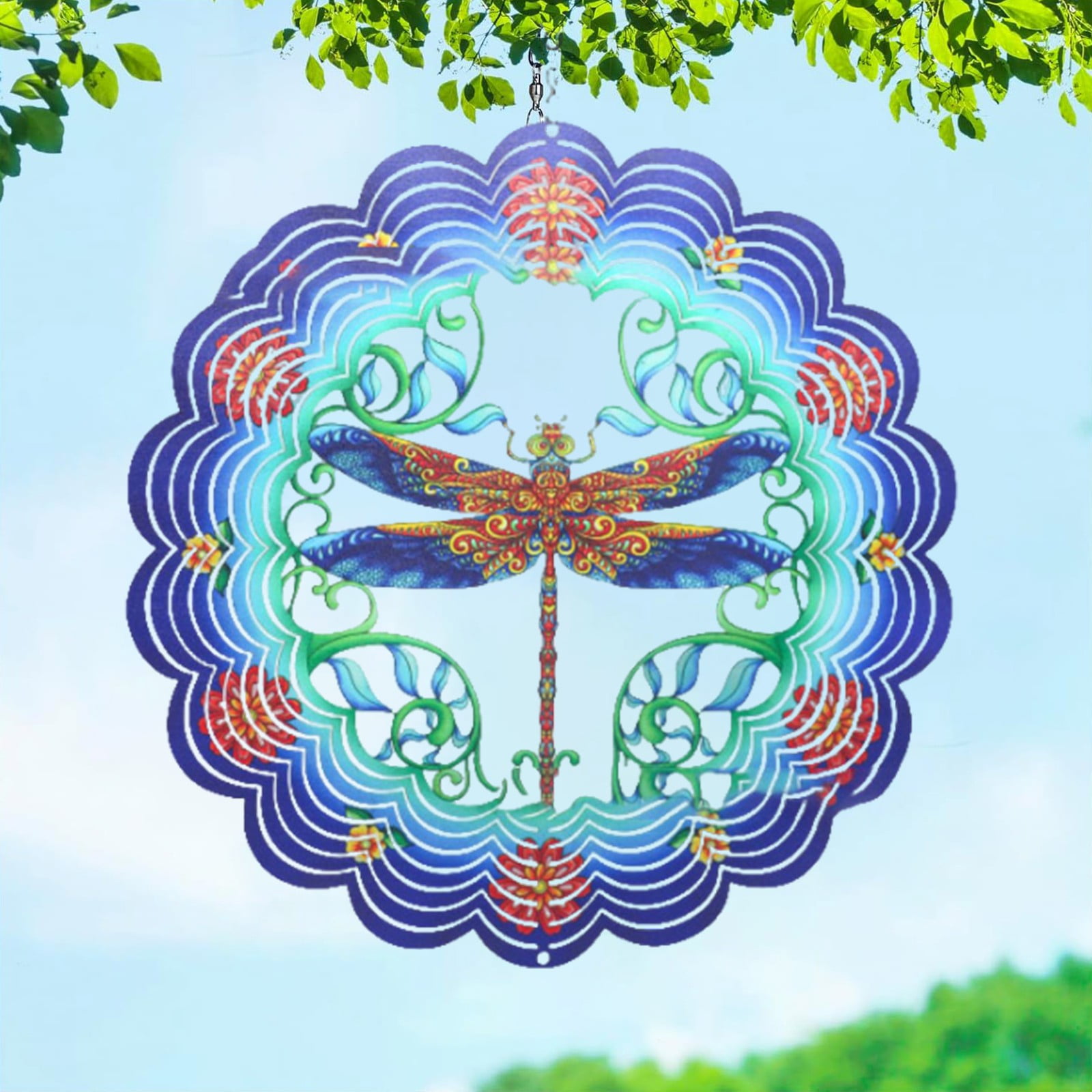 Iheaun Wind Chimes Clearance Wind Gifts For Women/Men 12 Inch 3D