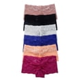thumbnail image 1 of Iheyi 12 Pieces Women's Sexy Boxer Hipter Boyshort Lace Boyshorts Panty Underwear (Large), 1 of 4