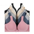 thumbnail image 1 of Iheyi 6 Pieces No Wire Full Cup Plain/Lace Light Padded Wire Free Bra A/B/C, 1 of 5