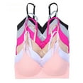 thumbnail image 1 of Iheyi 6 Pieces No Wire Full Cup Plain/Lace Light Padded Wire Free Bra A/B/C (40B), 1 of 5