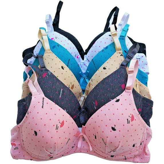 Iheyi Junior Size Teen Girl Wire Free Light Padded A Cup (30A)
