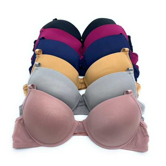 Iheyi MAX Lift 6 Pieces Power Extreme Double Push up LACE ADD 2 Cup Bra (32A)