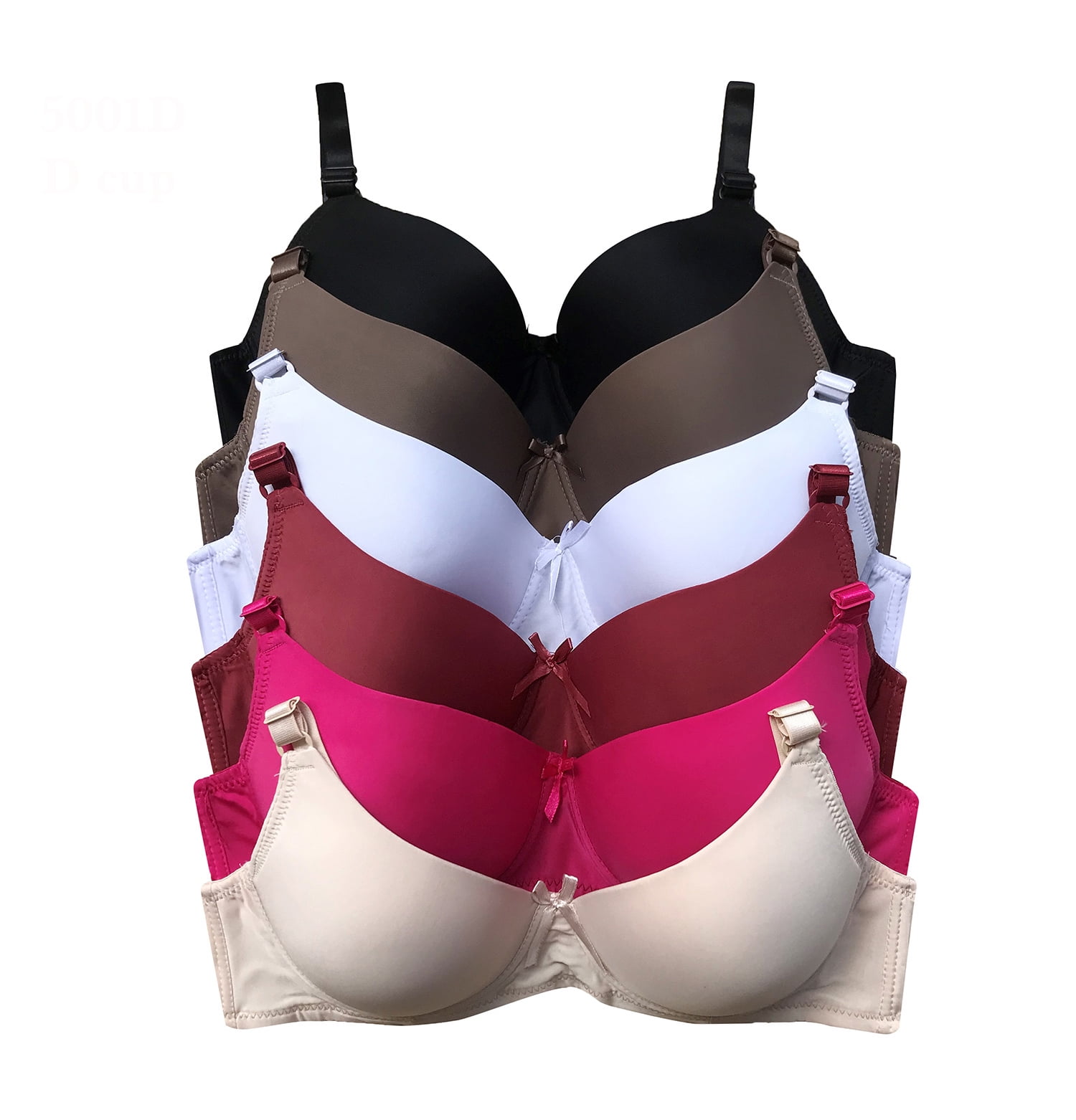 Iheyi Women Bras Pack of Bra D Cup DD Cup DDD (34D)