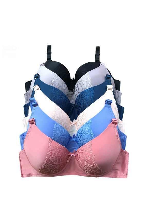 Women Bras 6 Pack of Bra D Cup DD Cup DDD (38D)