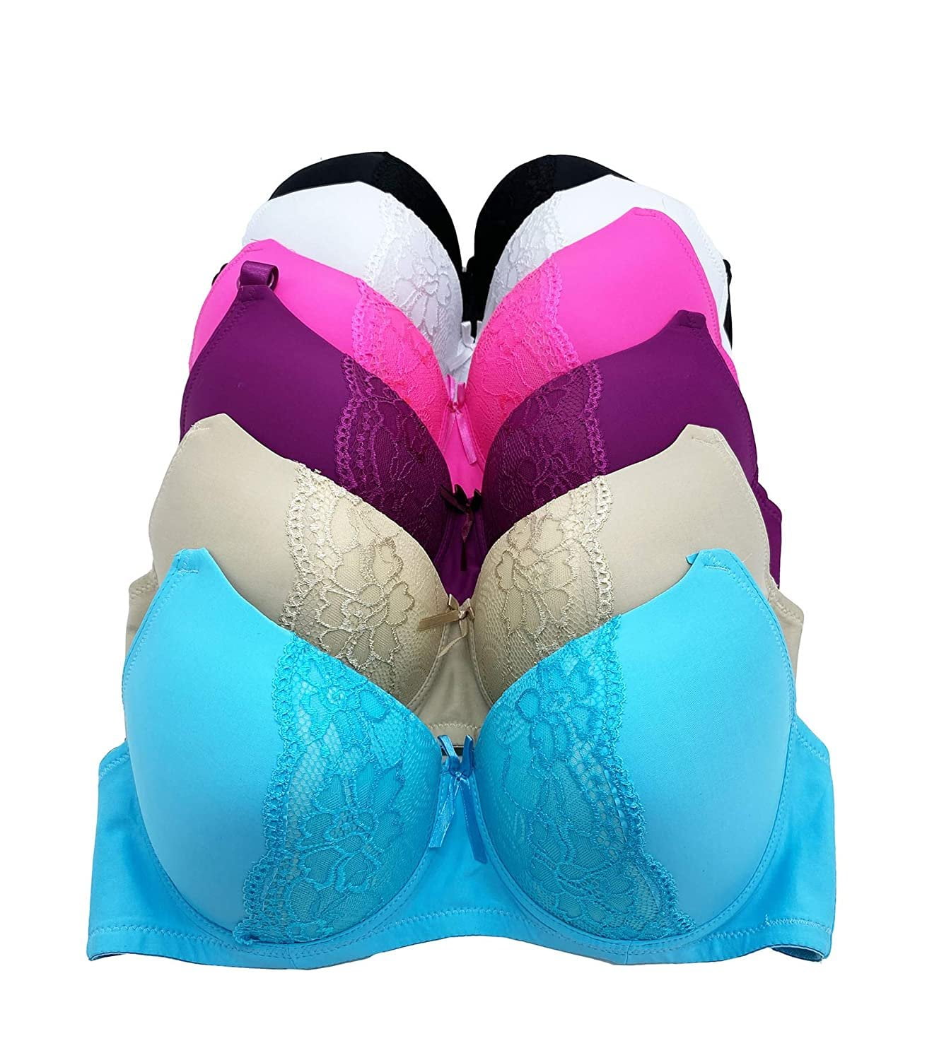 Iheyi Women Plus Size Bras Pack of Bra D Cup DD Cup DDD Cup (34D - Main Image