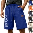thumbnail image 1 of IhhxPro Men's Athletic Shorts with Pockets Quick Dry Sport Men Casual Drawstring Lightweight Breathable Training Jogging Gym Workout Summer Loose Fit S-2XL, 1 of 7