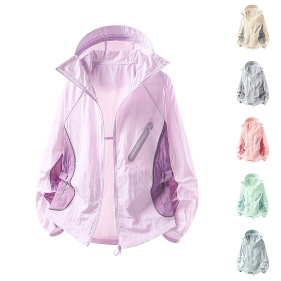 IhhxPro Men's Uv Protection Sun Jacket Quick Dry Lightweight Hoodie Summer Hooded Long Sleeve Outdoor Fishing Hiking Breathable Activewear Slim Fit S-3XL