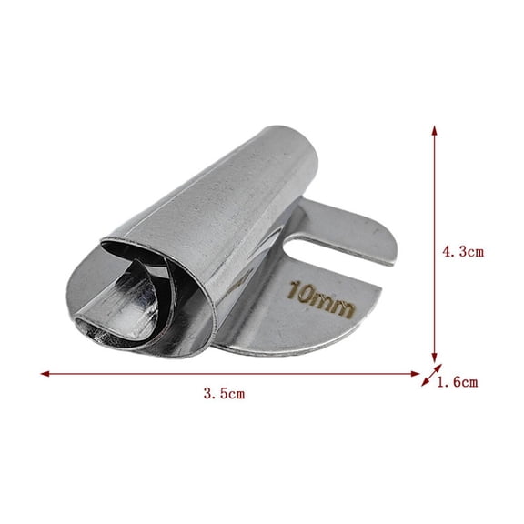 Ihhxbs 8 Pcs Rolled Hemmer Presser Foot with Universal 3-10mm Width and Adjustable Hemming, for Creating Professional Rolled Hems and Finishing Edges on Sewing Machines, Metal