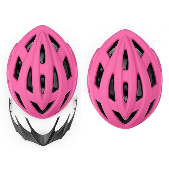 Ihhxbs Bicycle Helmet with 18 Ventilation and Adjustable Fit, Lightweight Protection for Road Cycling and City Commuting, Rose Red, 1 Pc