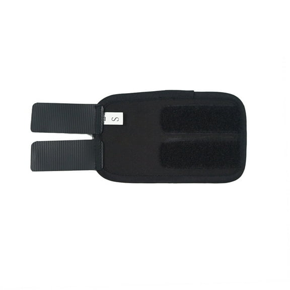 Ihhxbs Elbow Protectors for Dogs with Elastic Fit and Warm Coverage, Joint Support for Senior Pets and Cold Weather, Black Fleece, 1 Pc