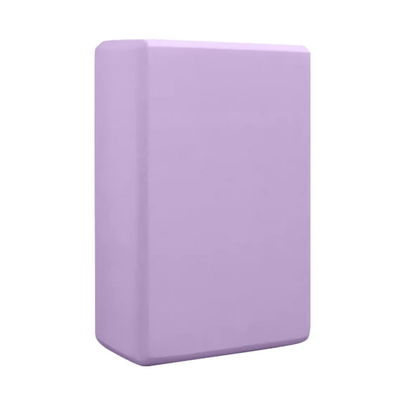 Ihhxbs Eva Yoga Block with Non-slip Surface and Comfortable Grip, Ideal for Exercise and Dance, Purple, 1 Pc