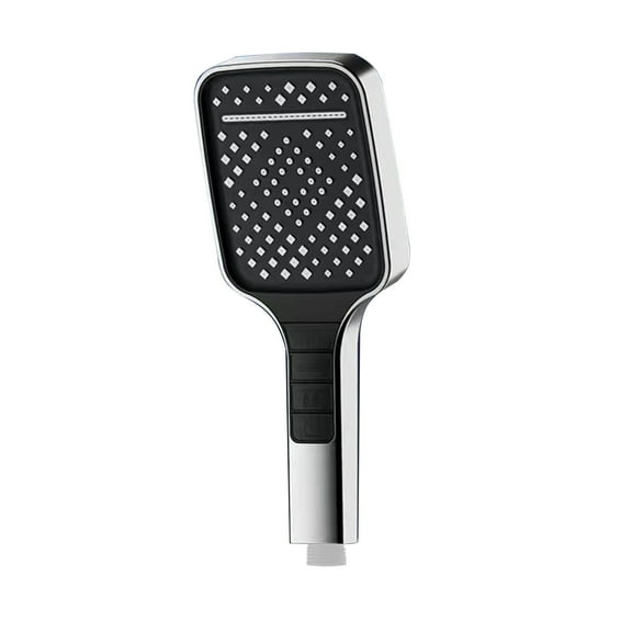 Ihhxbs Pressurized with Rain Spray and Adjustable Bar, High-pressure Shower System for Home Bathroom and Spa, Silver, 1 Pc