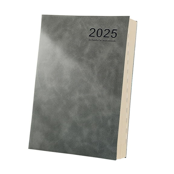 Ihhxbs Weekly Planner Notebook with Monthly Tabs and Thick Paper, Daily Workspace Planner for Scheduling and Organization, Gray Hardcover, 1 Pc