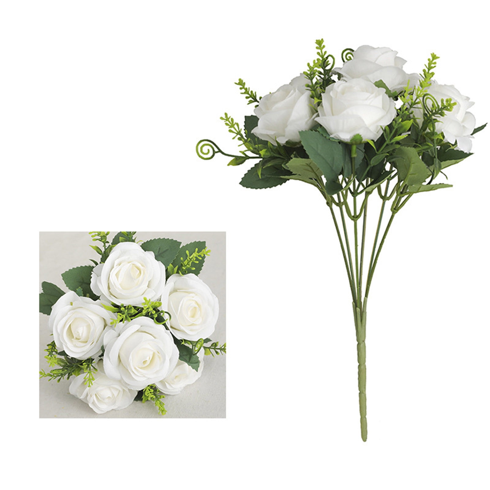 Ihhxbz Beautiful Artificial Silk Fake Flowers Wedding Valentines