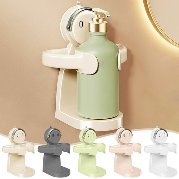 Ihhxva No-drill Bathroom Shelf, Waterproof Shampoo Rack, Adhesive-free Soap Dispenser for Shower, Toilet, and Bath Storage in Nano Color, 1 Pc