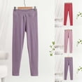 thumbnail image 1 of Ihhxva Plus Size Women's Long Sleeve Pajama Set Slim Fit Warm Sleep Pants Moisture-Wicking High Waisted Thermal Leggings Winter XL-3XL, 1 of 9