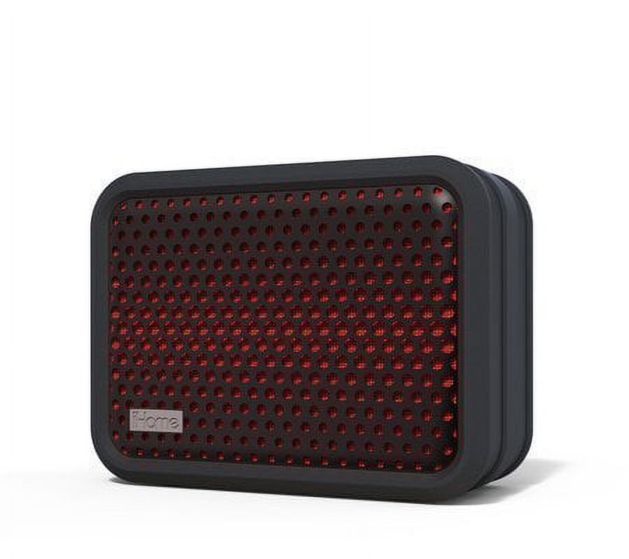 Ihome Ihome Ibt7 Waterproof Bluetooth Speaker Red/Black Finish Speakers - image 1 of 3