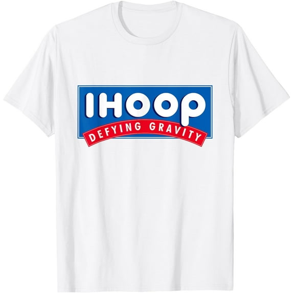 Ihoop I hoop Defying Gravity Basketball Sport Funny Softstyle T-Shirt for Men Women Kids,White Color,Size 3T