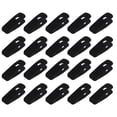 thumbnail image 1 of Ihvewuo 20pcs Black Small Velvet Clothes Pins Hangers Clips For Hanger Laundry Pants Trouser Mini Clothes Pins In Crafts Non Slip, 1 of 8