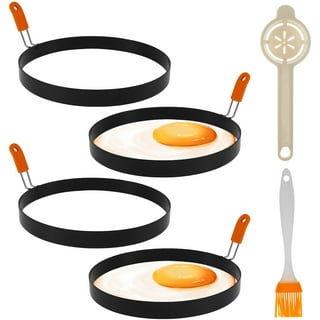 Chef Buddy Nonstick Silicone Egg Ring Molds (4-Pack) M030226 - The