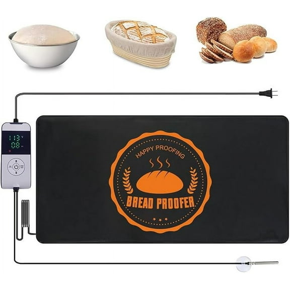 Ihvewuo Bread Proofing Mat Adjustable Temperature Sourdough Warming Mat Waterproof Multifunctional Sourdough Dough Proofer Mat for Bread Dough Fermentation