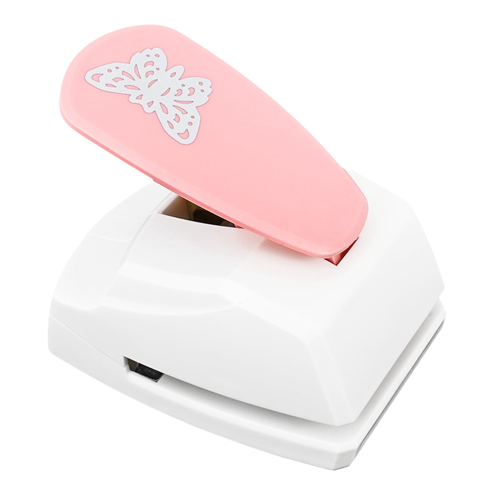 Ihvewuo Paper Punch Butterfly / Heart Hole Puncher for Scrapbooking DIY Handmade Paper Puncher for Crafts Scrapbook Cards Decoration Zinc Alloy+ABS Colorful