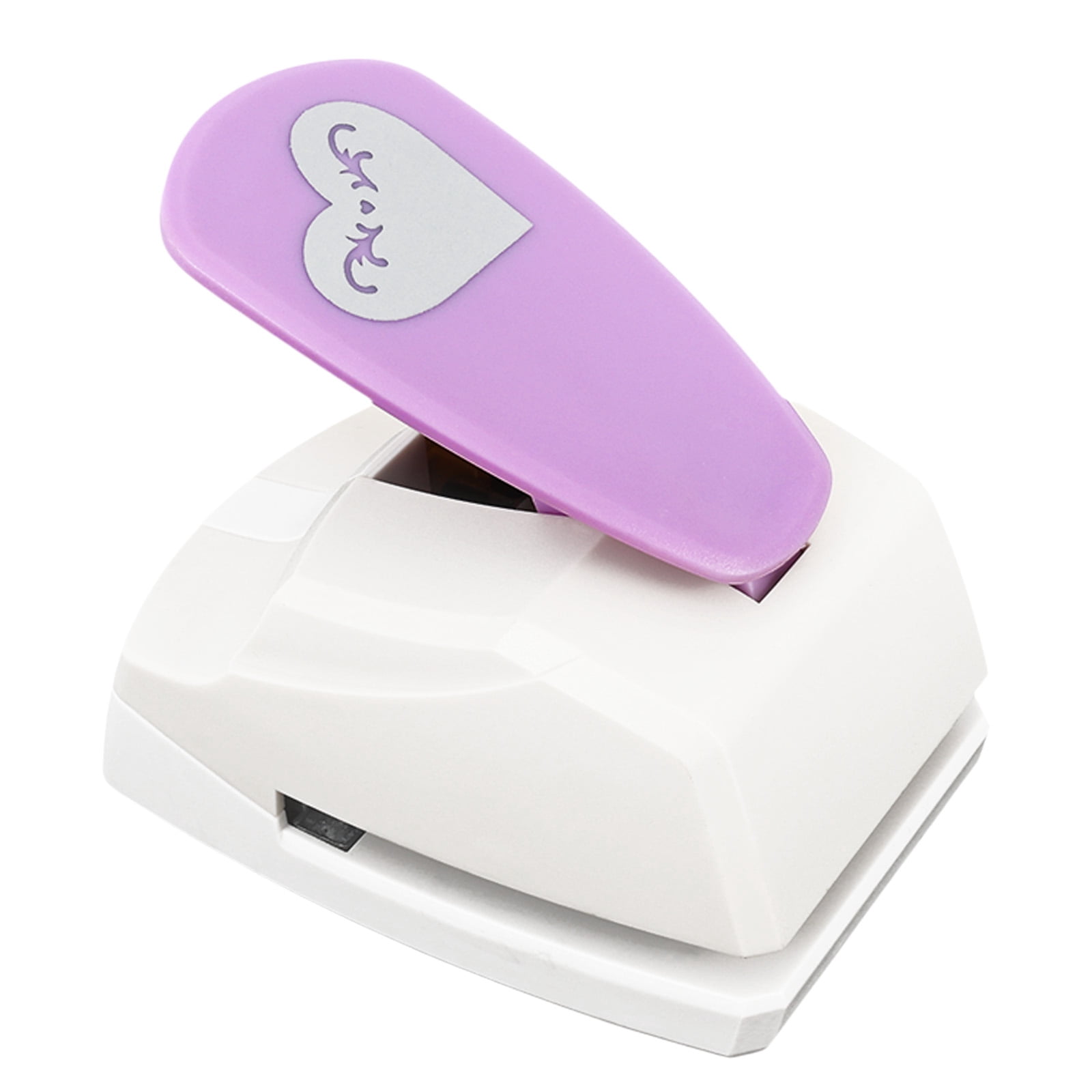 Ihvewuo Paper Punch Butterfly / Heart Hole Puncher for Scrapbooking DIY Handmade Paper Puncher for Crafts Scrapbook Cards Decoration Zinc Alloy+ABS Colorful