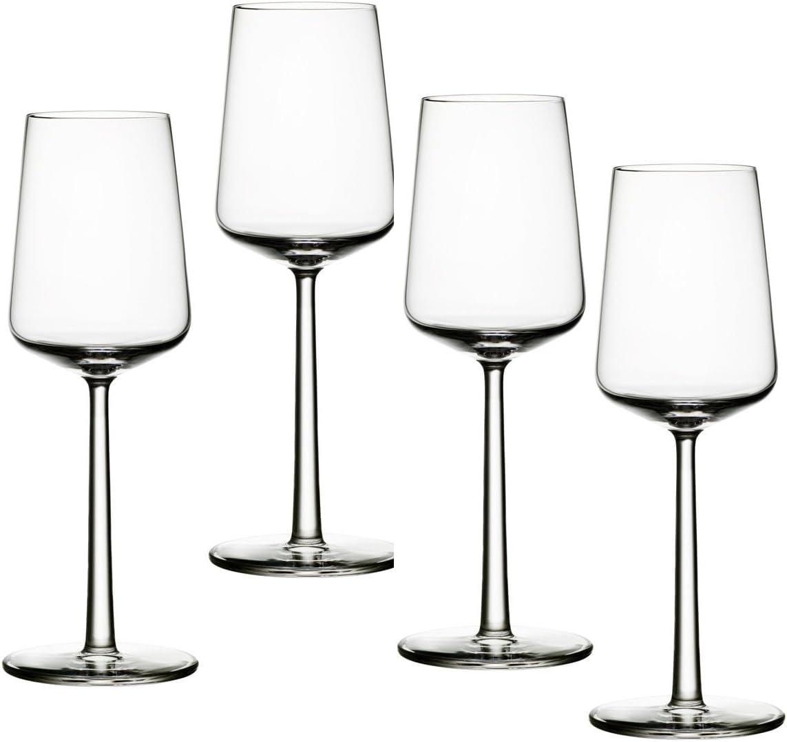 Essence Clear Lead-Free Glass White Wine Set of 4
