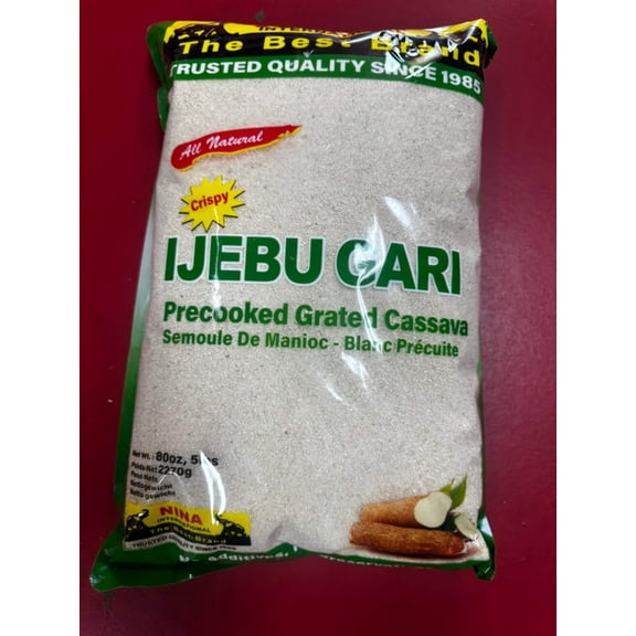 Ijebu Gari - Precooked Grated Cassava (5 lbs)