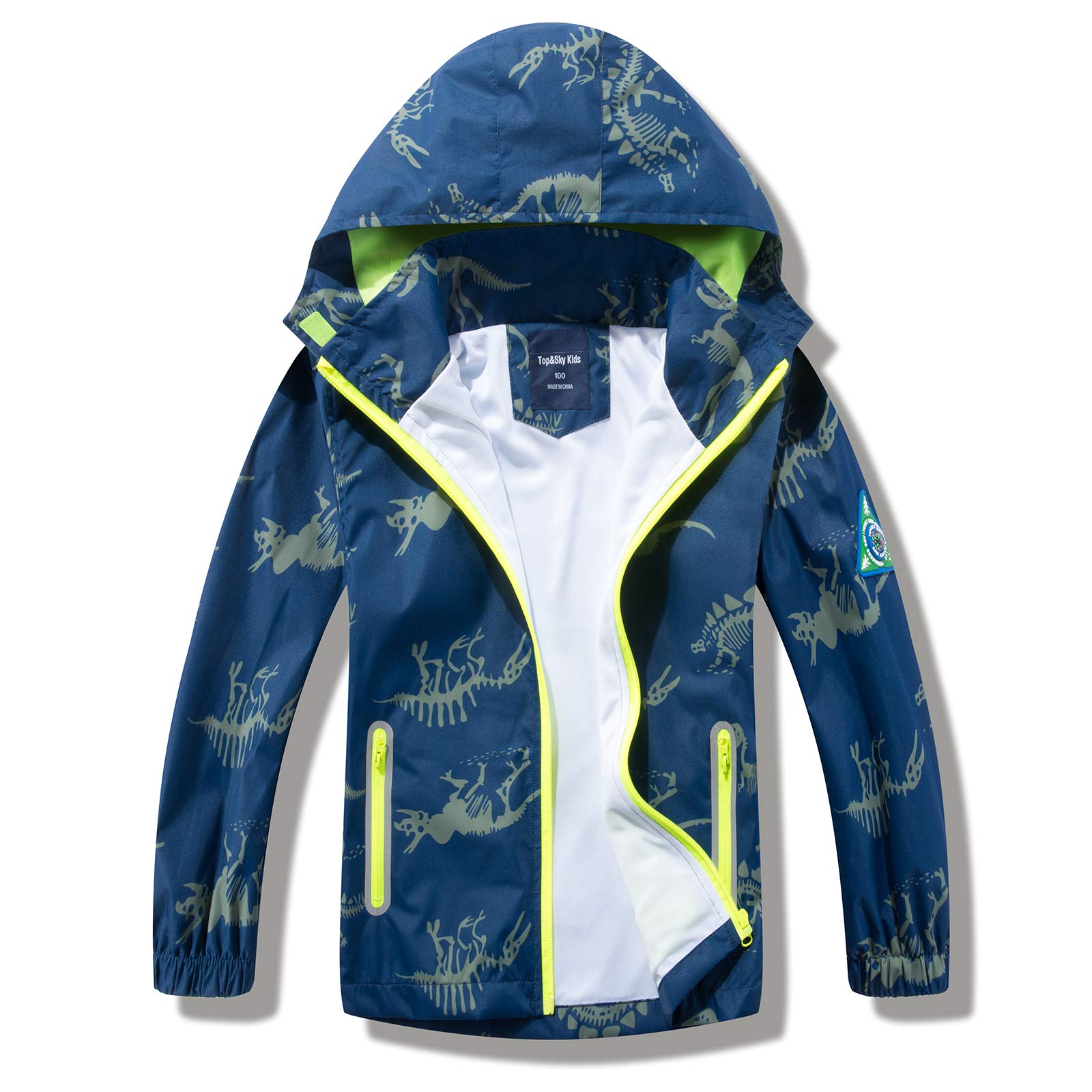 IjnUhb Waterproof Rain Jacket Boys Raincoat for Girls Lightweight