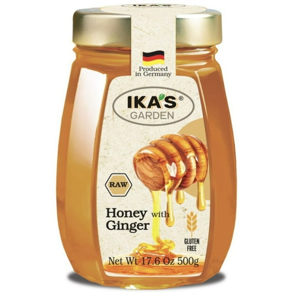 Ika's Garden Raw Honey with Ginger