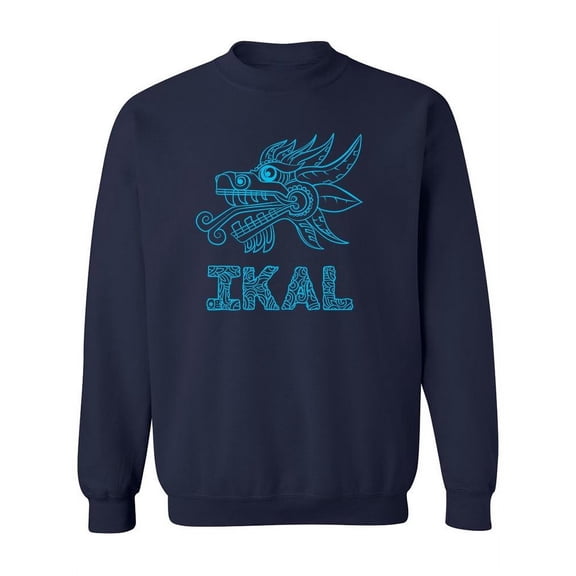 Ikal Text With Snake Head Sweatshirt Women -Ikal Designs, Female Medium