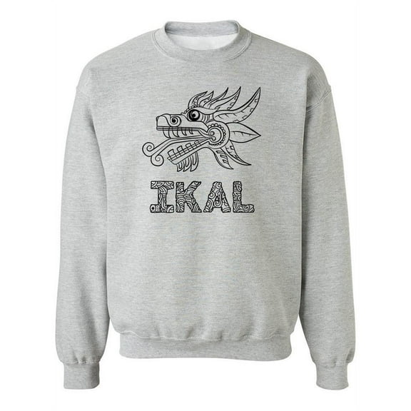 Ikal With A Snake Outline Sweatshirt Women -Ikal Designs, Female x-Large