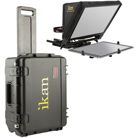 Ikan PT-ELITE-PRO Teleprompter Travel Kit with Rolling Hard Case